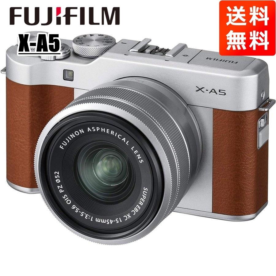 富士フイルム FUJIFILM X-A5 15-45mm レンズキット ブラウン ミラーレス一眼 カメラ 中古｜camerart-shop