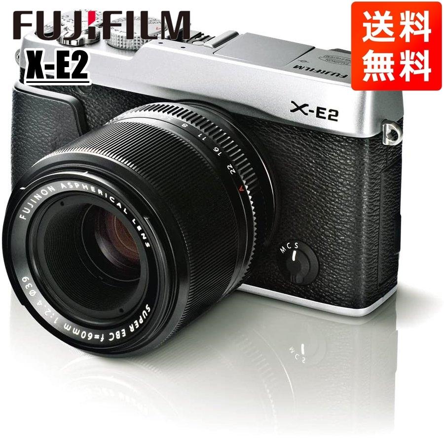 富士フイルム FUJIFILM X-E2 60mm 2.4 単焦点 レンズキット シルバー ミラーレス一眼 カメラ 中古｜camerart-shop