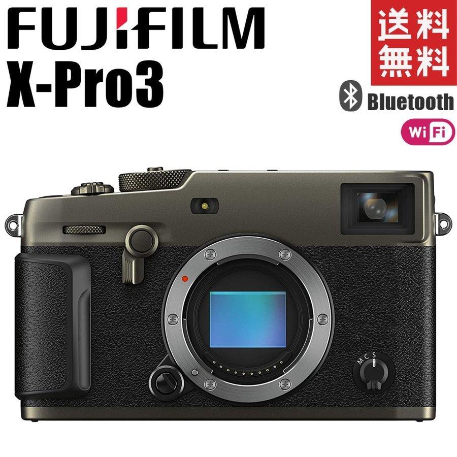 富士フイルム FUJIFILM X-Pro3 DRブラック Wi-Fi Bluetooth搭載 チタンボディ ミラーレス一眼レフ カメラ レンズ 中古｜camerart-shop