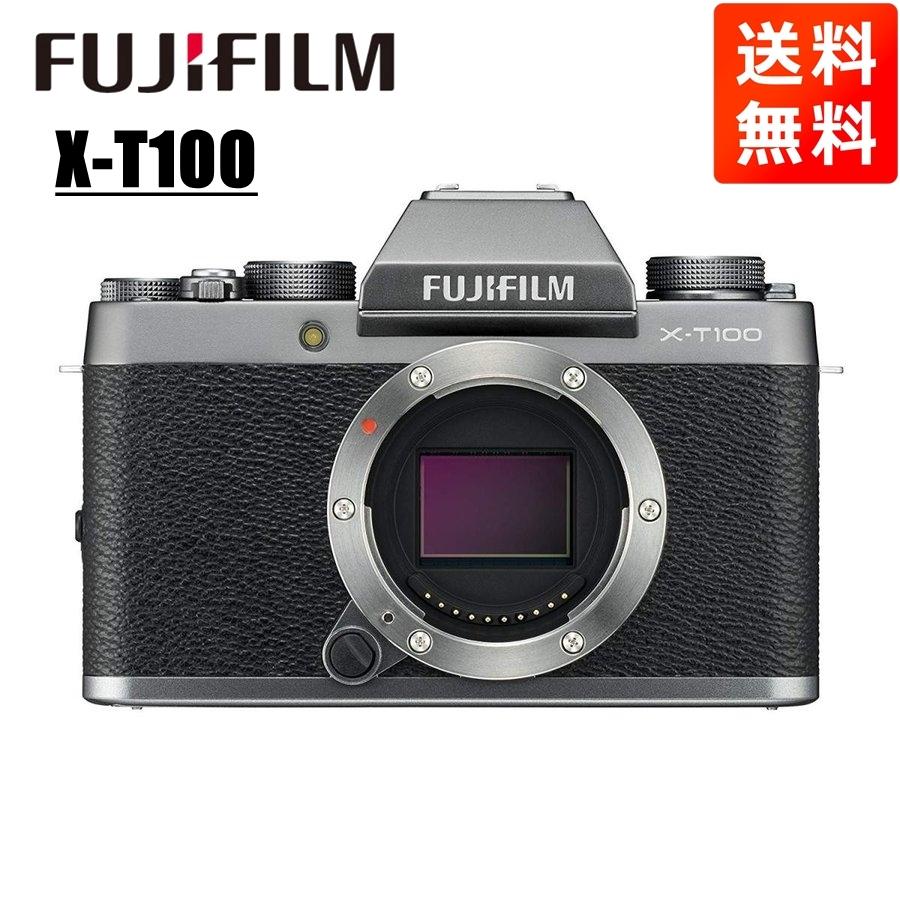 富士フイルム FUJIFILM X-T100 ボディ ダークシルバー ミラーレス一眼 カメラ 中古｜camerart-shop