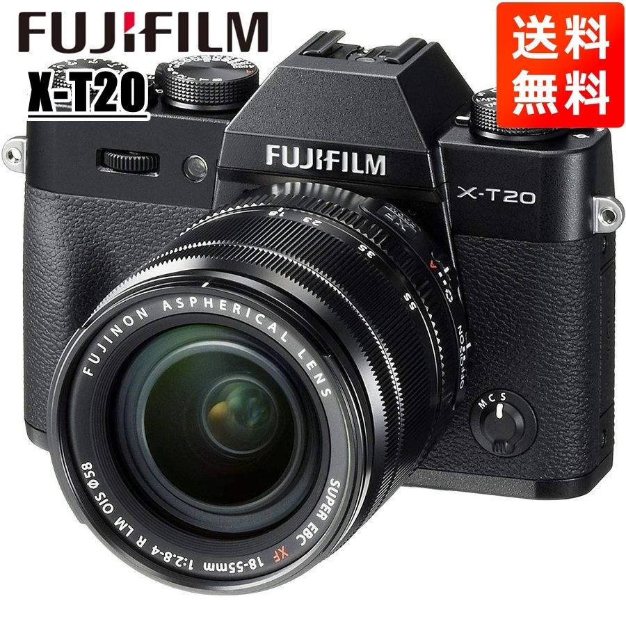 富士フイルム FUJIFILM X-T20 18-55mm レンズキット ブラック ミラーレス一眼 カメラ 中古｜camerart-shop