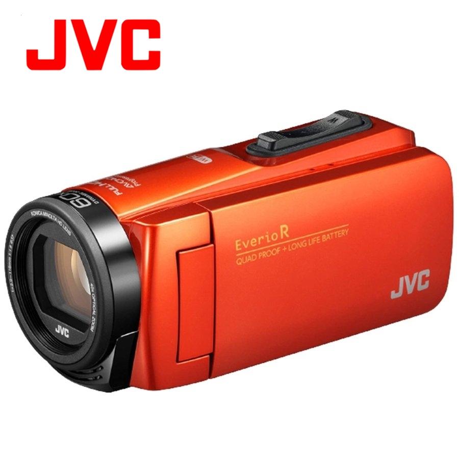 KENWOOD - [中古]JVCビデオカメラ　GZ-RX680-D Everio R ビクター JVC KENWOOD GZ-RX680-D ブラッドオレンジ