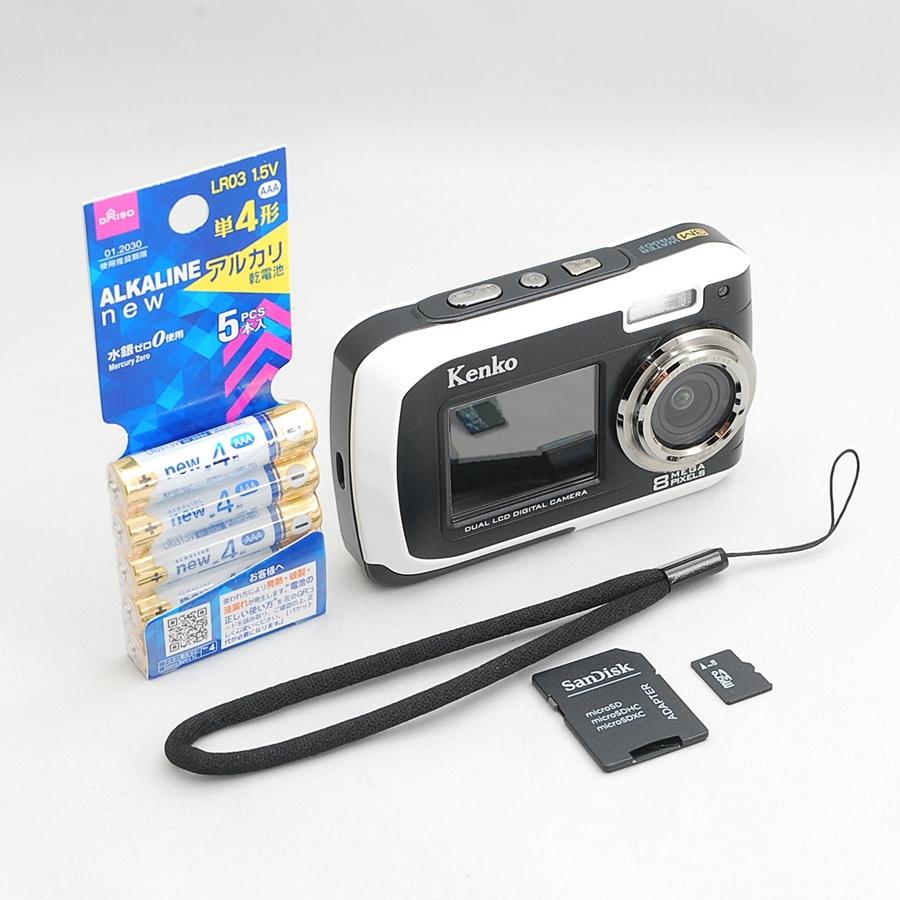 ケンコー Kenko DSC880DW 水中 防水カメラ デュアルモニター ケンコー Kenko DSC880DW 水中 防水カメラ デュアルモニター