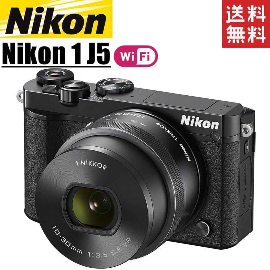 ニコン Nikon 1 J5 レンズキット ブラック ミラーレス カメラ レンズ 中古｜camerart-shop