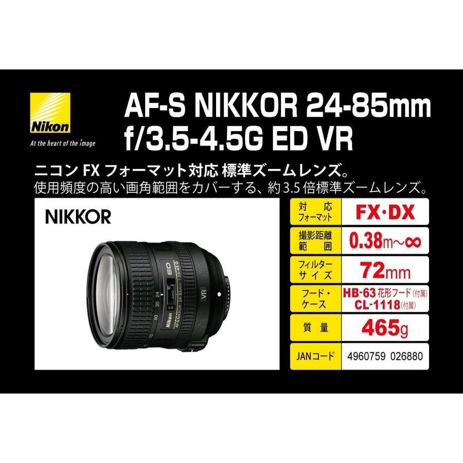 NIKKOR ニコン Nikon AF-S 24-85mm f3.5-4.5G ED VR ズーム NIKKOR ニコン Nikon AF-S 24-85mm f3.5-4.5G ED VR ズーム