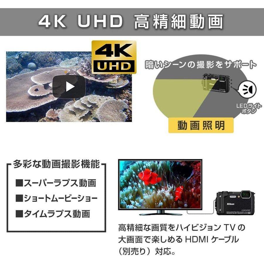 COOLPIX ニコン Nikon W300 クールピクス ブラック コンパクト COOLPIX ニコン Nikon W300 クールピクス ブラック コンパクト