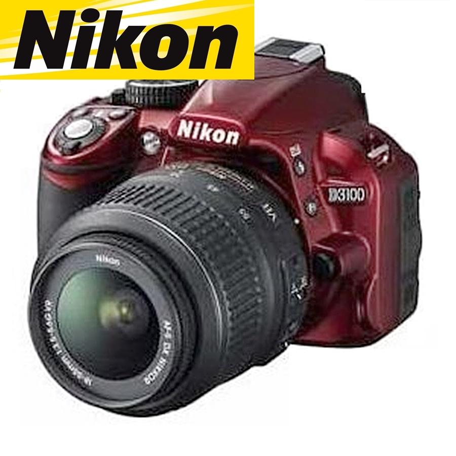 ニコン Nikon D3100 AF-S 18-55mm VR 標準 レンズセット レッド 手振れ 