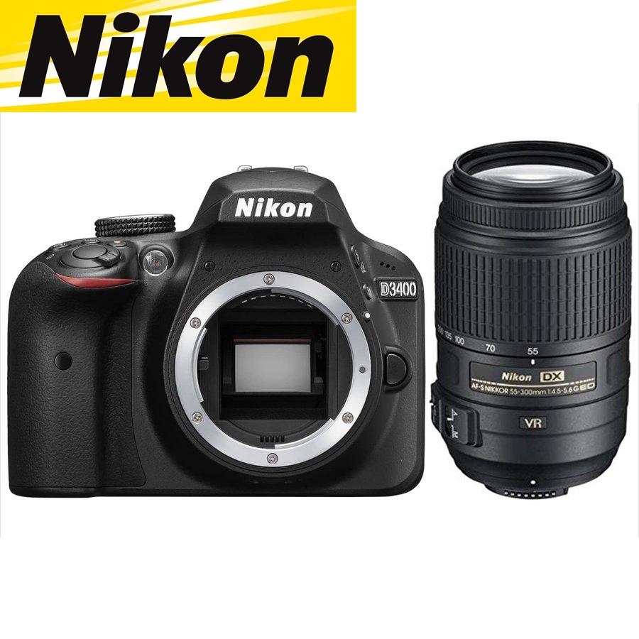 Nikon D3400 カメラ 望遠レンズ デジタルカメラ-