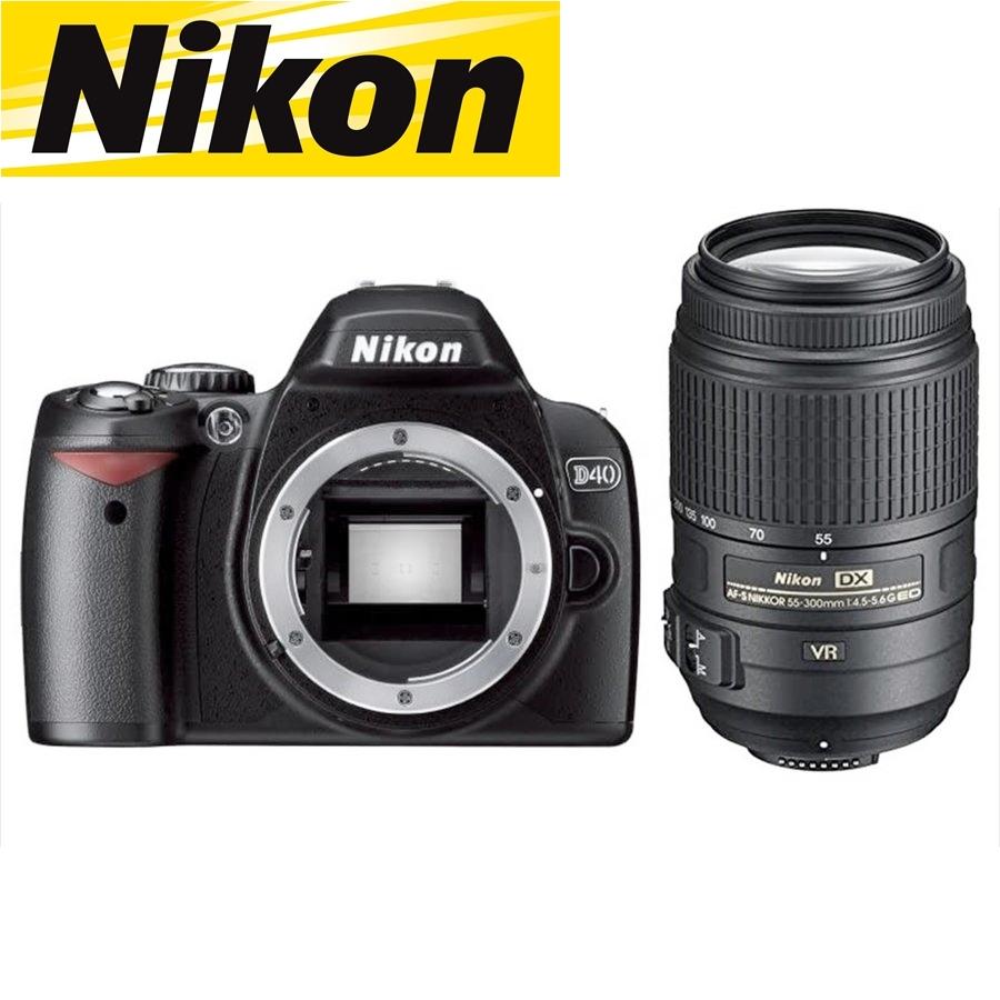 ニコン Nikon D40 AF-S 55-300mm VR 望遠 レンズセット 手振れ補正