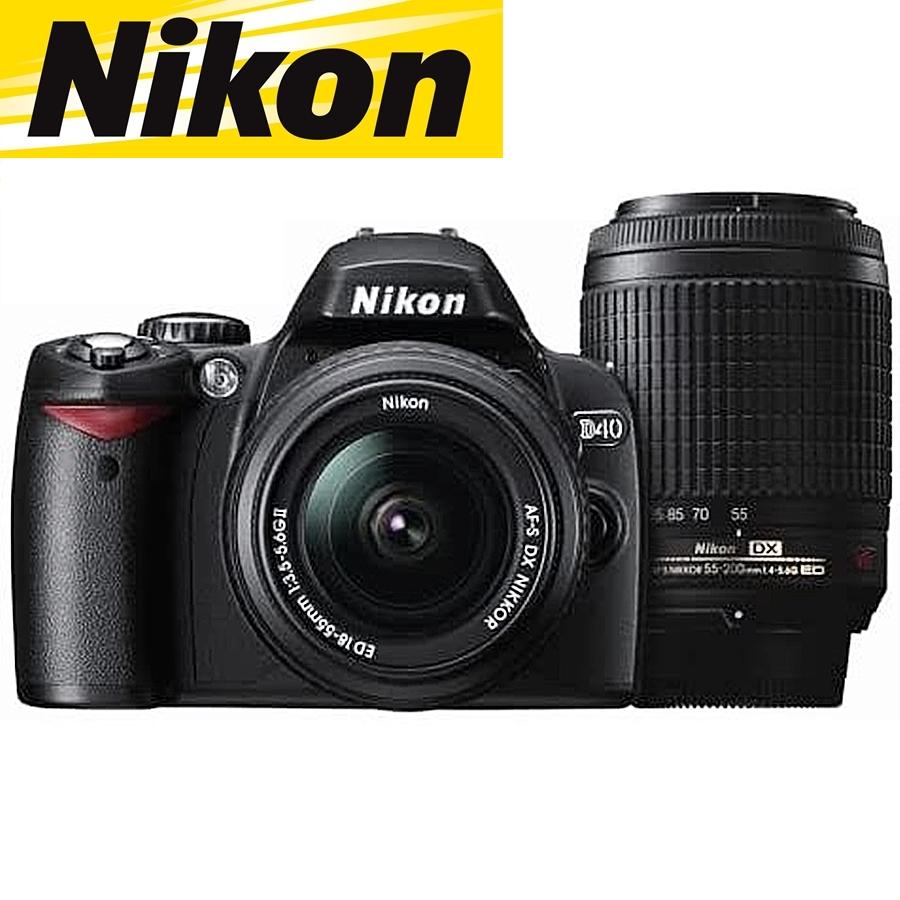 ニコン D40ダブルズームキット カメラ 新品未使用 ニコンD ニコン Nikon D40 ダブルズームキットII ブラック