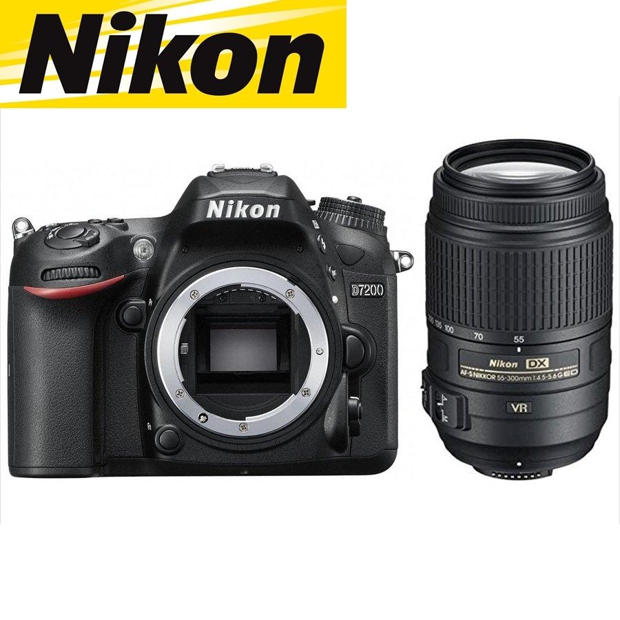 ニコン Nikon D7200 AF-S 55-300mm VR 望遠 レンズセット 手振れ補正