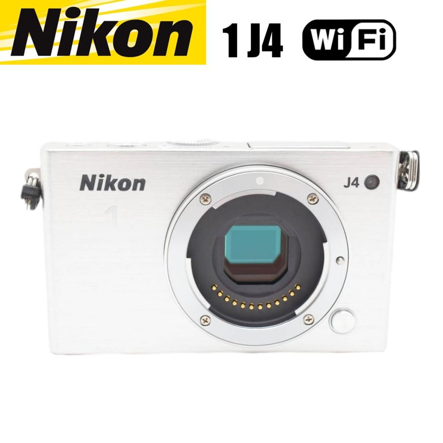Nikon 1 J ニコン J4 ボディ シルバー ミラーレス一眼 カメラ 中古