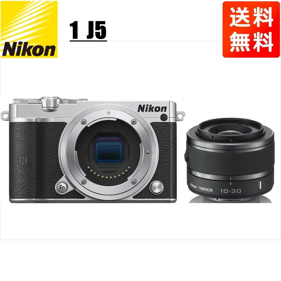 Nikon 1 J ニコン J5 シルバーボディ 10-30mm ブラック レンズ Nikon 1 J ニコン J5 シルバーボディ 10-30mm ブラック レンズ