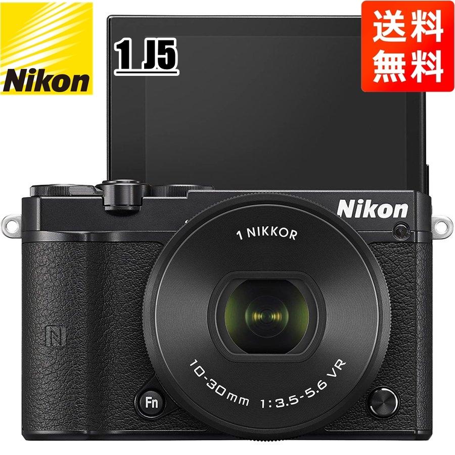 ニコン Nikon 1 J5 10-30mm 標準パワーズームレンズキット ブラック ミラーレス一眼 カメラ 中古｜camerart-shop