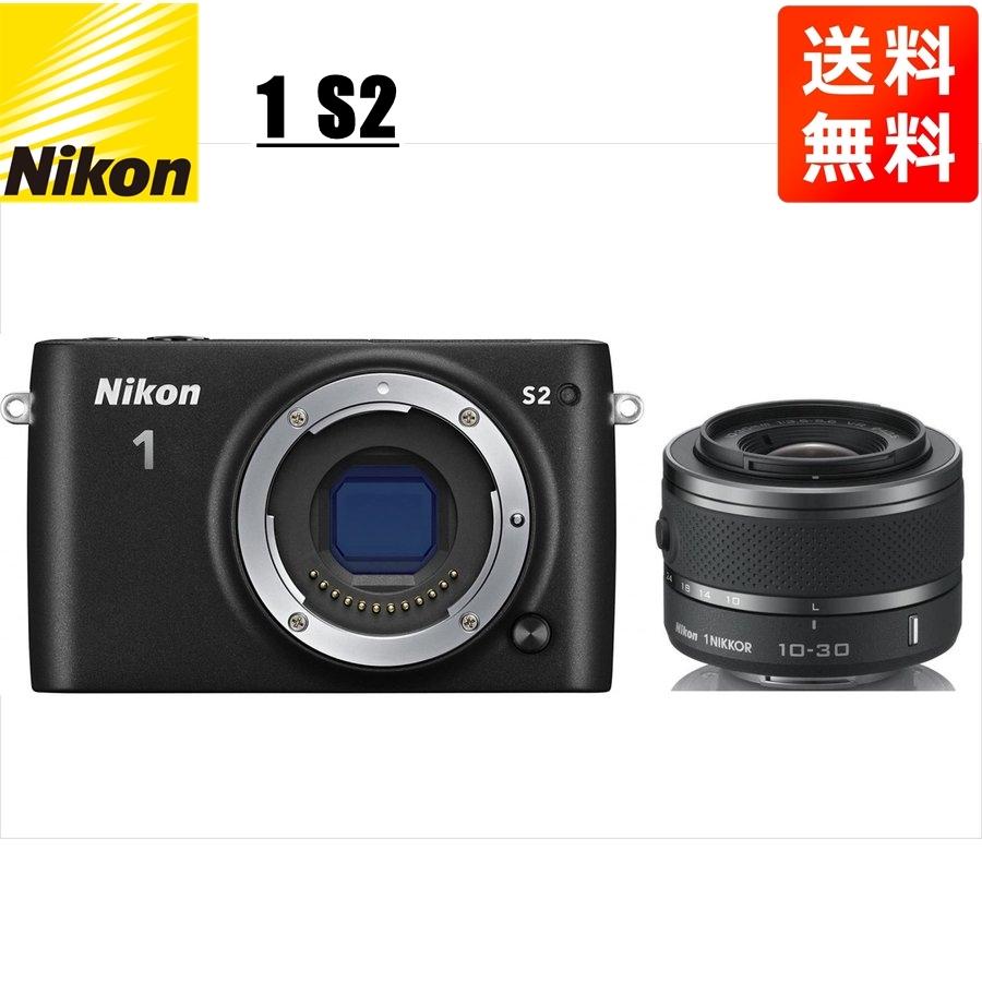 ニコン Nikon S2 ブラックボディ 10-30mm ブラック レンズセット ニコン Nikon S2 ブラックボディ 10-30mm ブラック レンズセット
