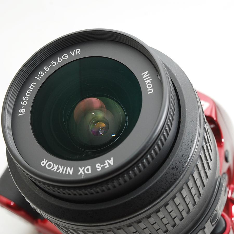 ★美品/一部難★ Nikon ニコン D3200 レンズキット レッド ニコンD ニコン Nikon D3200 レンズキット レッド 2416万画素
