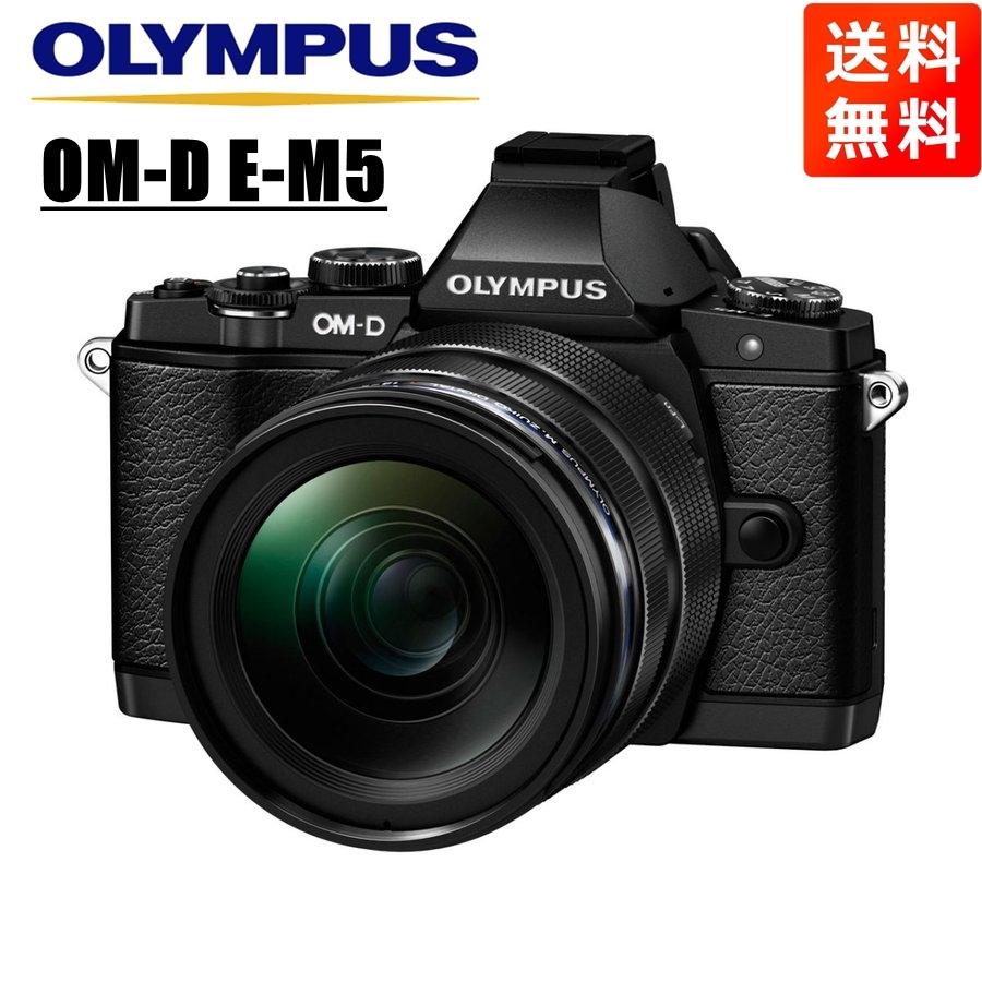 オリンパス OLYMPUS OM-D E-M5 M.ZUIKO 12-40mm F2.8 レンズキット ブラック ミレーレス一眼 カメラ 中古｜camerart-shop