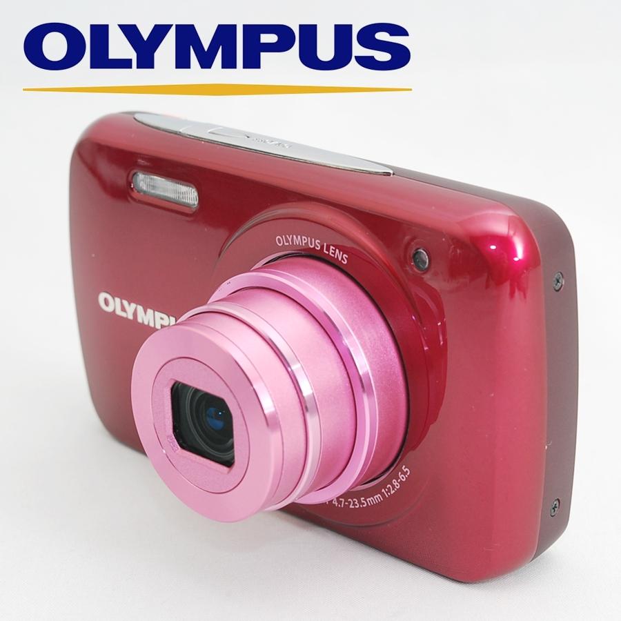 オリンパス OLYMPUS VH-210 レッド 3D写真が楽しめる 1400万画素 オリンパス OLYMPUS VH-210 レッド 3D写真が楽しめる 1400万画素
