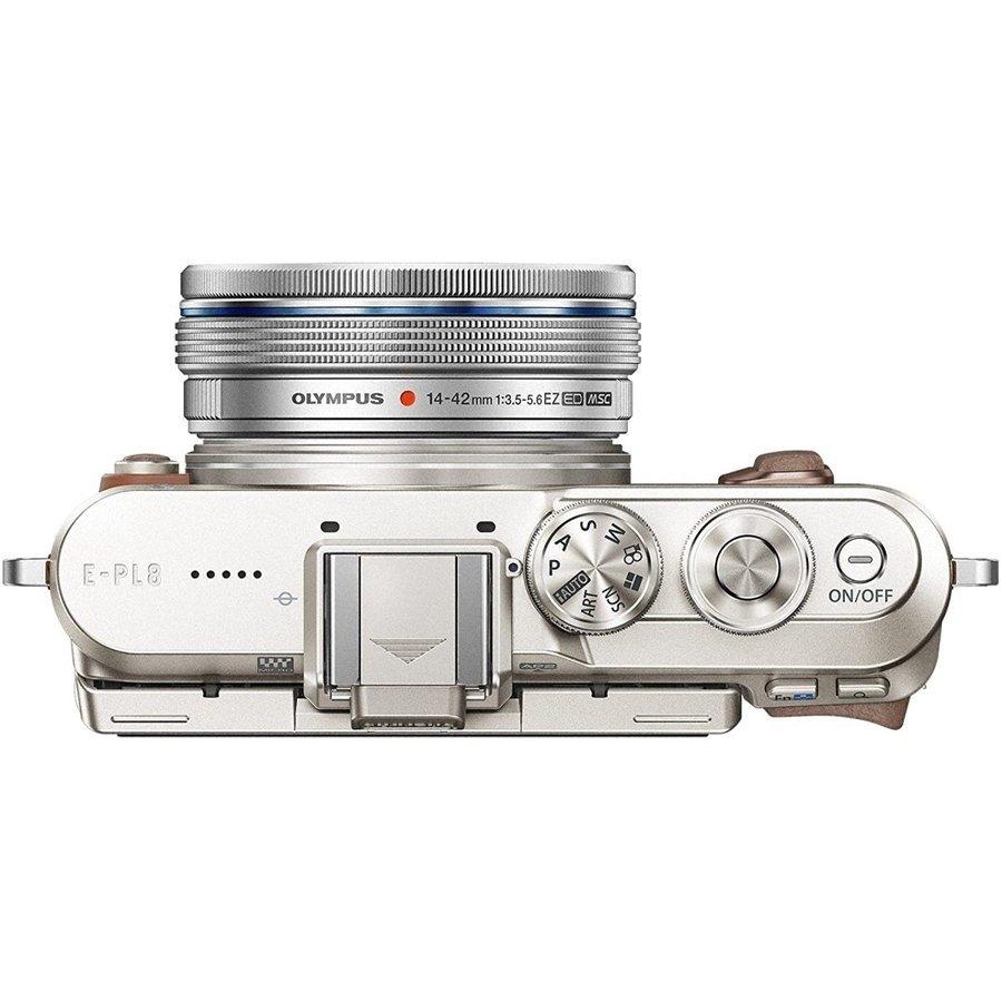 オリンパス OLYMPUS PEN E-PL8 レンズキット ブラウン ミラーレス 一眼レフ カメラ 中古｜camerart-shop｜02