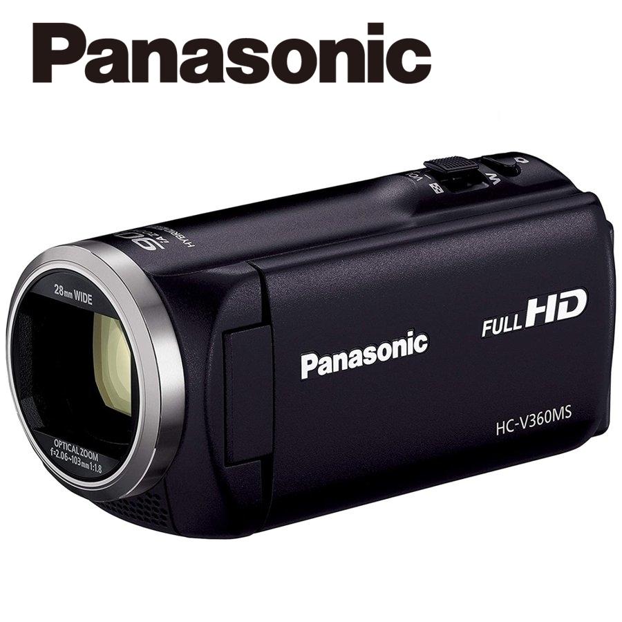 Panasonic パナソニック HC-V360MS-K ブラック HDビデオカメラ Panasonic パナソニック HC-V360MS-K ブラック HDビデオカメラ