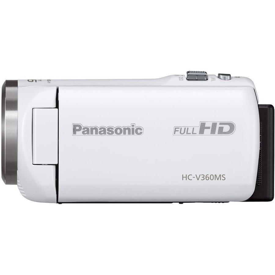 ビデオカメラ Panasonic - Panasonic HC-V360MS-W Panasonic パナソニック HC-V360MS-W ホワイト HDビデオカメラ