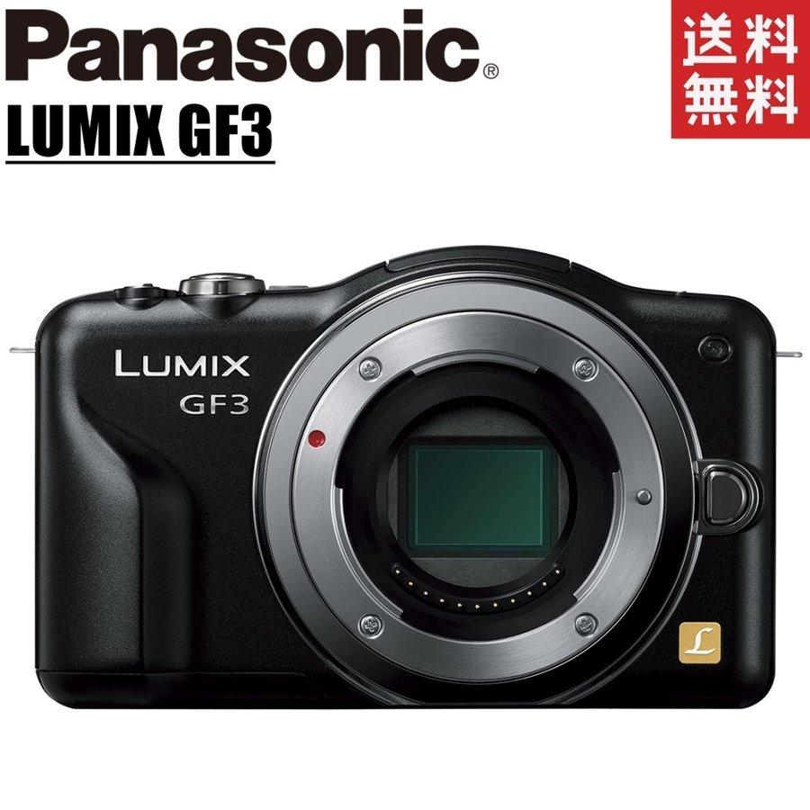 パナソニック Panasonic LUMIX GF3 ボディ ブラック ミラーレス一眼レフ カメラ 中古｜camerart-shop