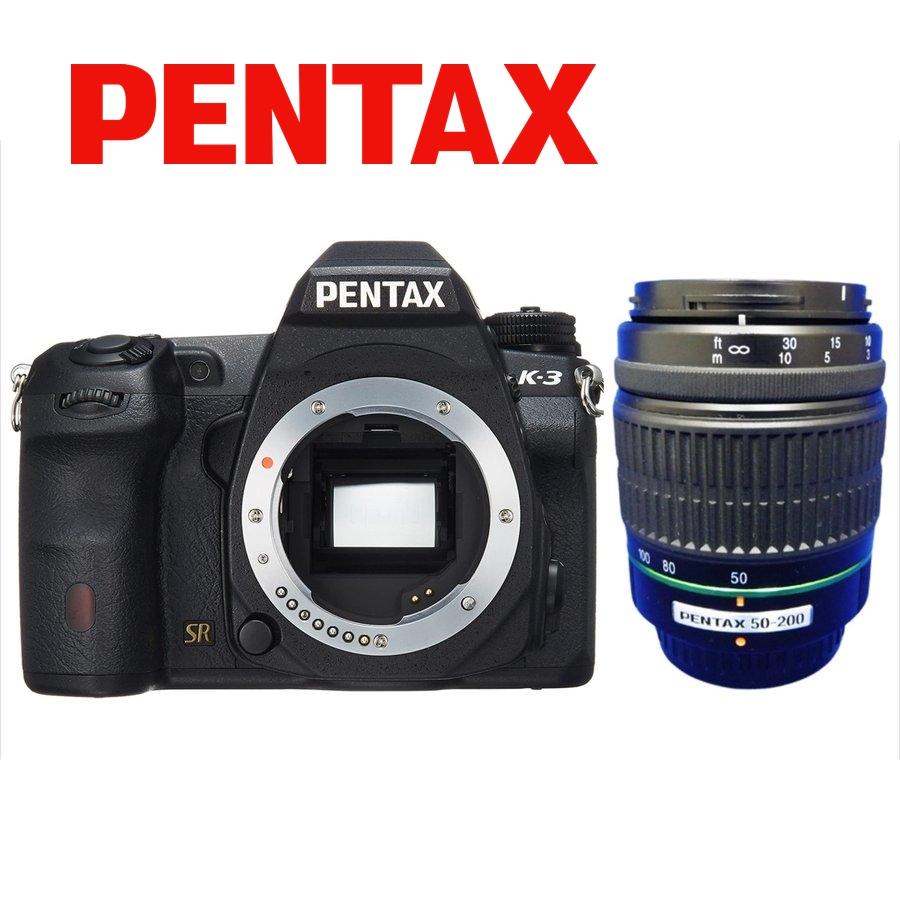 K-3 ペンタックス PENTAX 55-200mm 望遠 レンズセット ブラック K-3 ペンタックス PENTAX 55-200mm 望遠 レンズセット ブラック