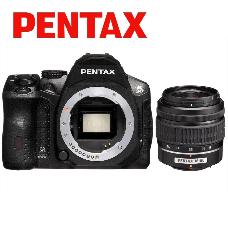 K-30 ペンタックス PENTAX 18-55mm 標準 レンズセット ブラック K-30 ペンタックス PENTAX 18-55mm 標準 レンズセット ブラック