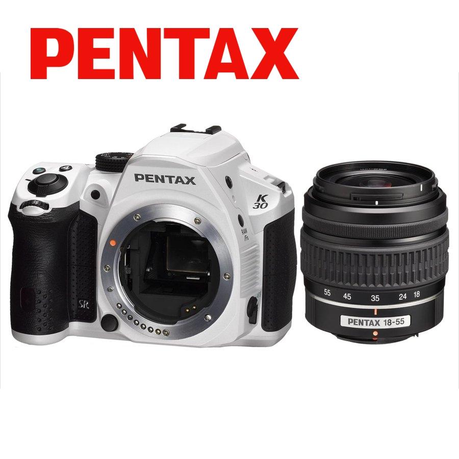 K-30 ペンタックス PENTAX 18-55mm 標準 レンズセット ホワイト K-30 ペンタックス PENTAX 18-55mm 標準 レンズセット ホワイト