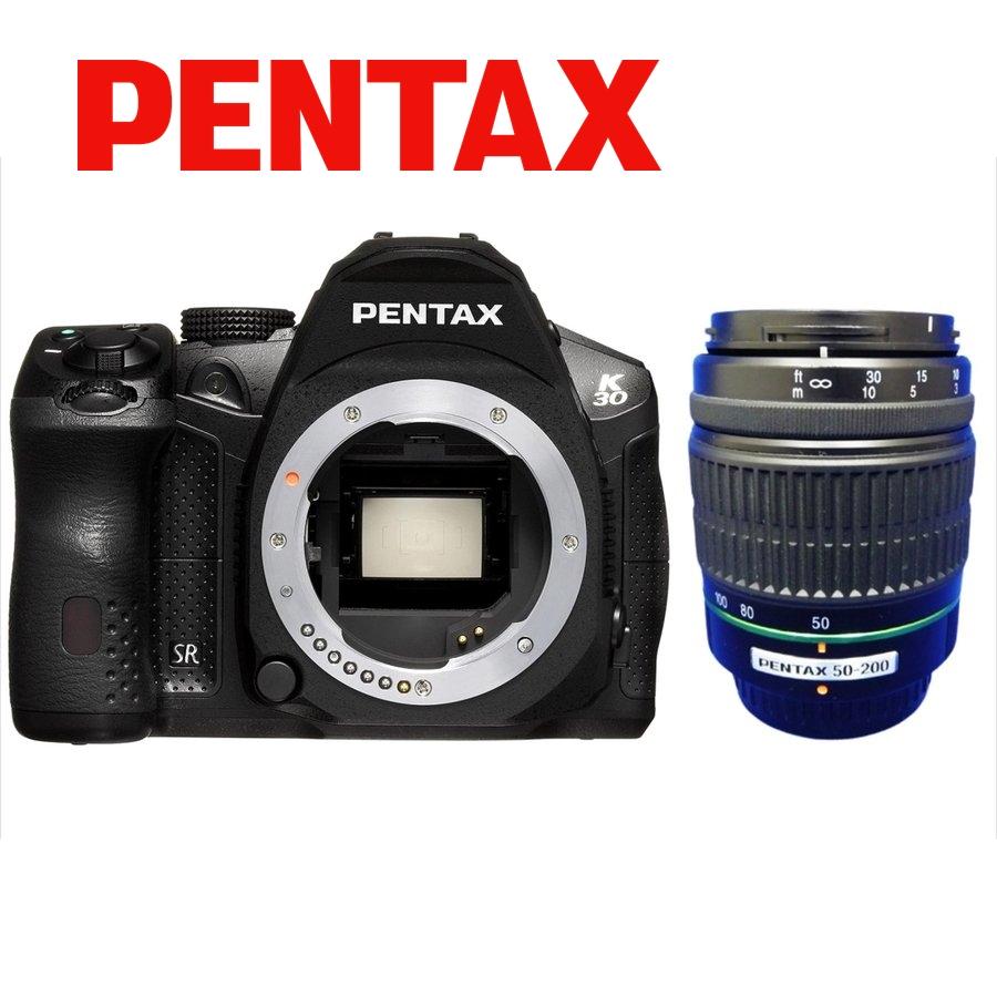 K-30 ペンタックス PENTAX 55-200mm 望遠 レンズセット ブラック K-30 ペンタックス PENTAX 55-200mm 望遠 レンズセット ブラック