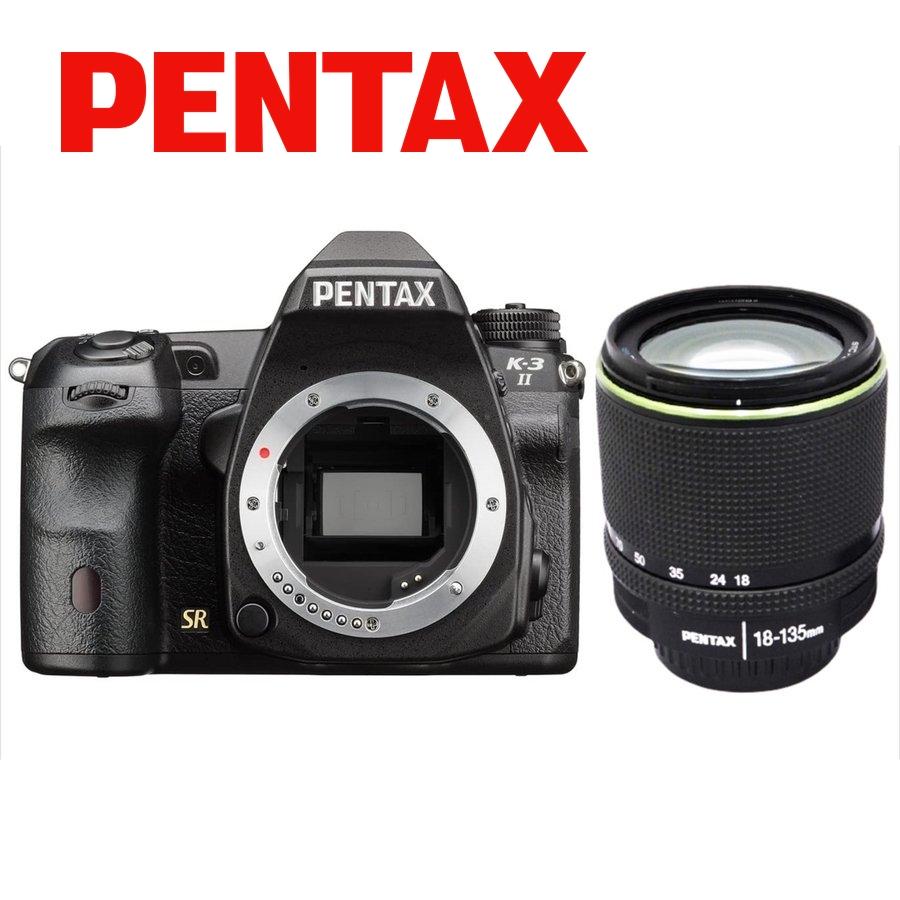 K-3 ペンタックス PENTAX II 18-135mm 高倍率 レンズセット K-3 ペンタックス PENTAX II 18-135mm 高倍率 レンズセット