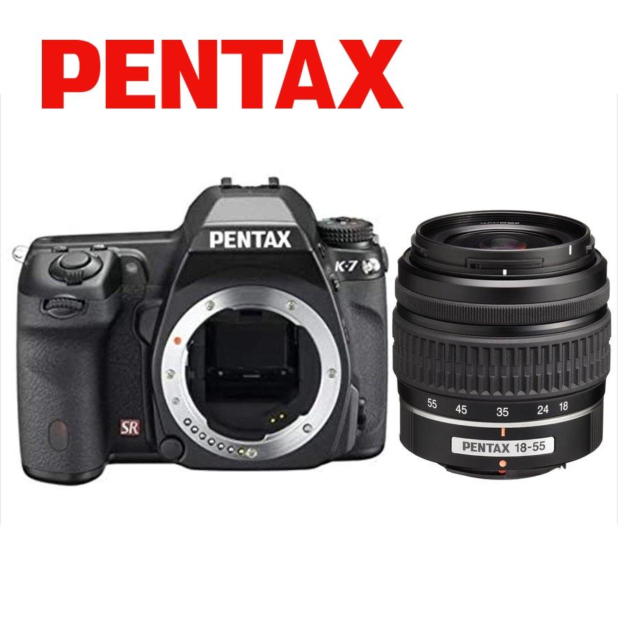 ペンタックス PENTAX K-7 18-55mm 標準 レンズセット ブラック