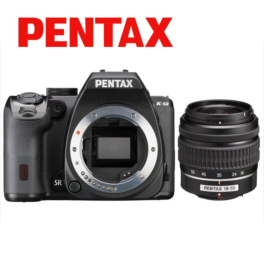 K-S2 ペンタックス PENTAX 18-55mm 標準 レンズセット ブラック K-S2 ペンタックス PENTAX 18-55mm 標準 レンズセット ブラック