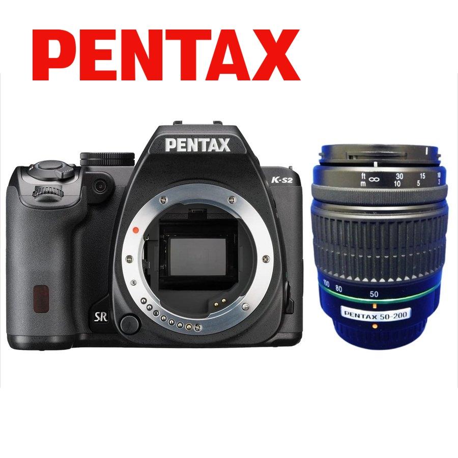 ペンタックス PENTAX K-S2 55-200mm 望遠 レンズセット ブラック ペンタックス PENTAX K-S2 55-200mm 望遠 レンズセット ブラック