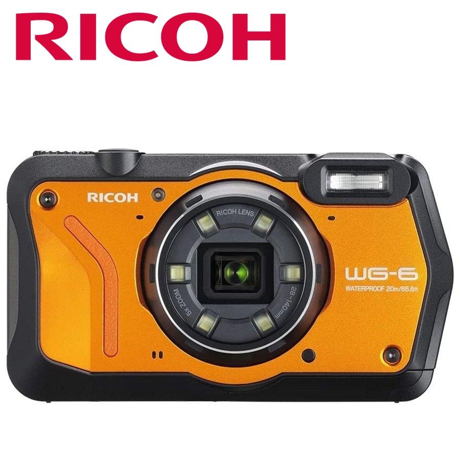 リコー（RICOH） RICOH WG-6 オレンジ 防水 耐衝撃 防塵 耐寒