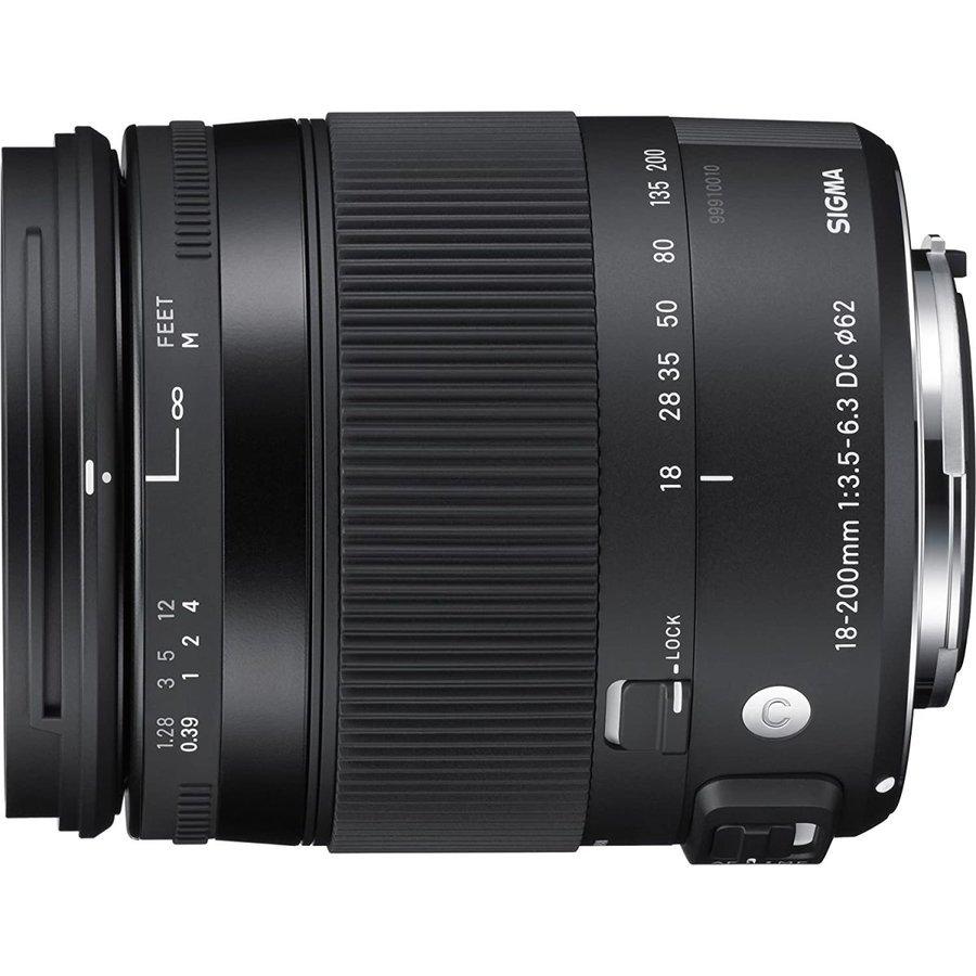 シグマ SIGMA 18-200mm F3.5-6.3 DC MACRO OS HSM Contemporary ソニーAマウント 高倍率標準ズームレンズ 一眼レフ カメラ 中古｜camerart-shop｜02