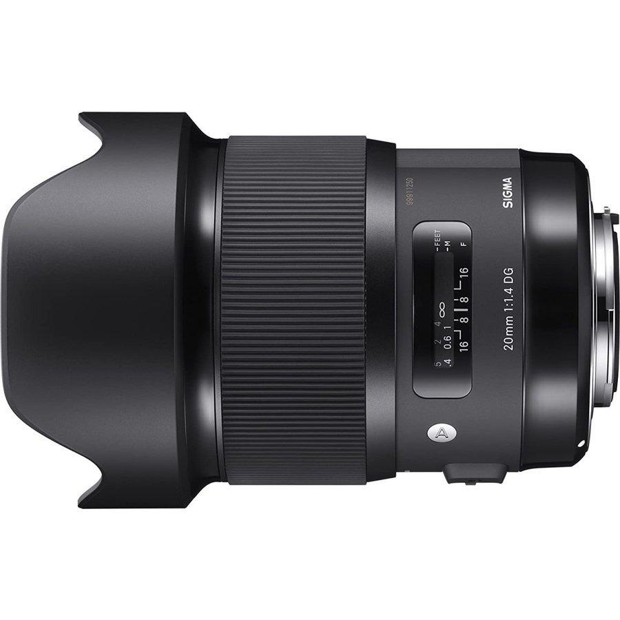 シグマ SIGMA 20mm F1.4 DG HSM Art ソニー用 フルサイズ 単焦点 大口径超広角レンズ ミラーレス カメラ 中古