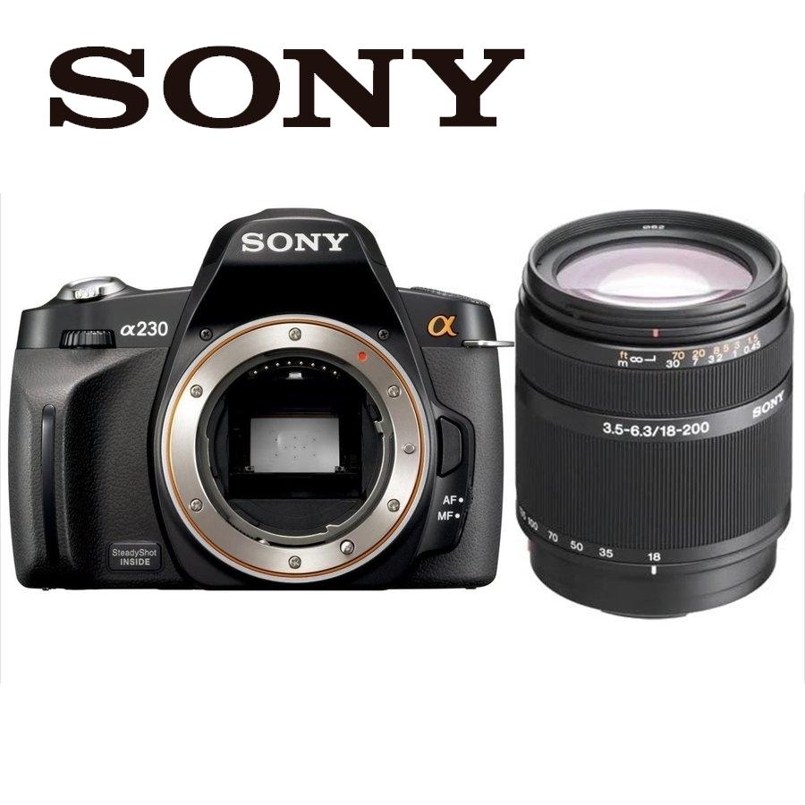 α(ソニー) ソニー SONY α230 DT 18-200mm 高倍率 レンズセット α(ソニー) ソニー SONY α230 DT 18-200mm 高倍率 レンズセット