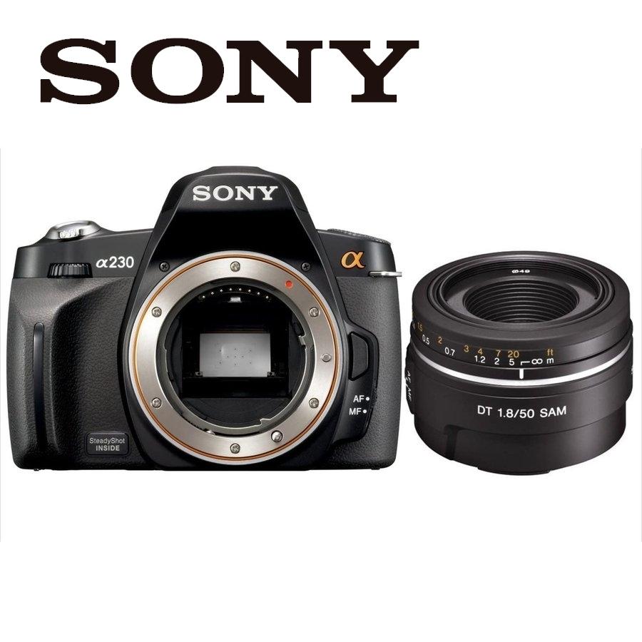α(ソニー) ソニー SONY α230 DT 50mm 1.8 単焦点 レンズセット α(ソニー) ソニー SONY α230 DT 50mm 1.8 単焦点 レンズセット