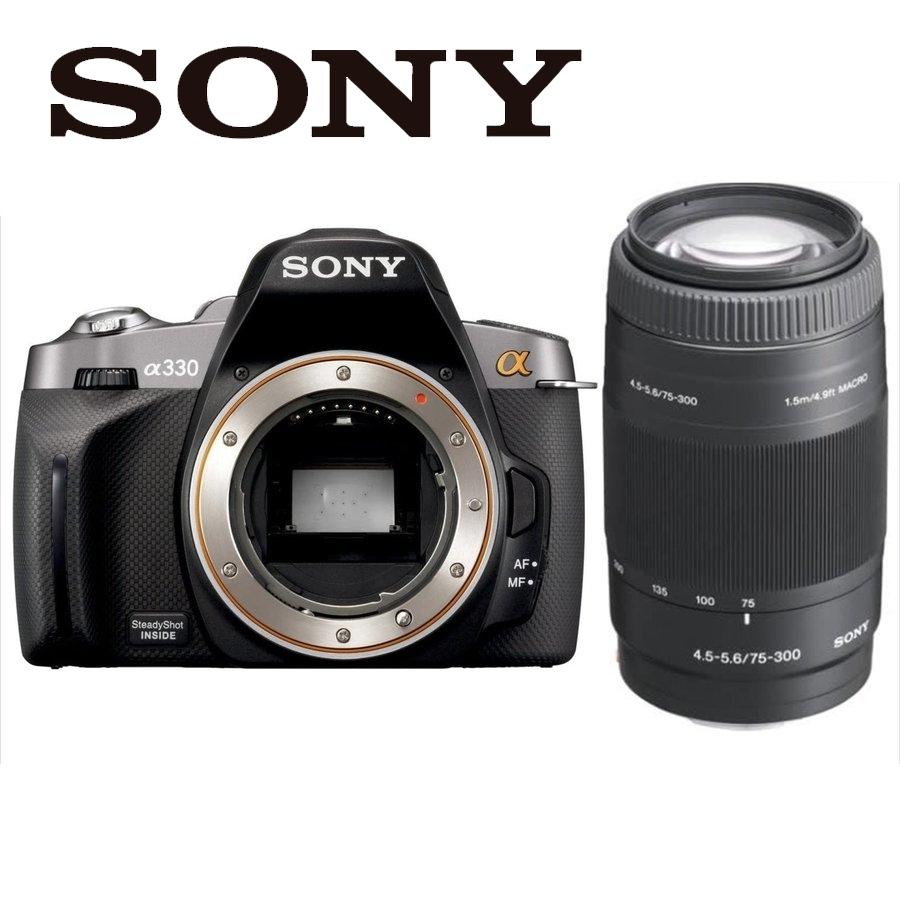 α(ソニー) ソニー SONY α330 75-300mm 望遠 レンズセット α(ソニー) ソニー SONY α330 75-300mm 望遠 レンズセット
