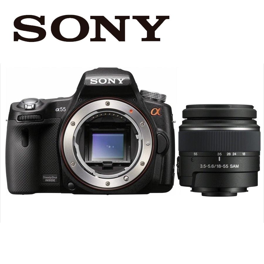 SONY α デジタル一眼レフカメラ DT 18-55mm α（ソニー） ソニー SONY α55 DT 18-55mm 標準 レンズセット デジタル