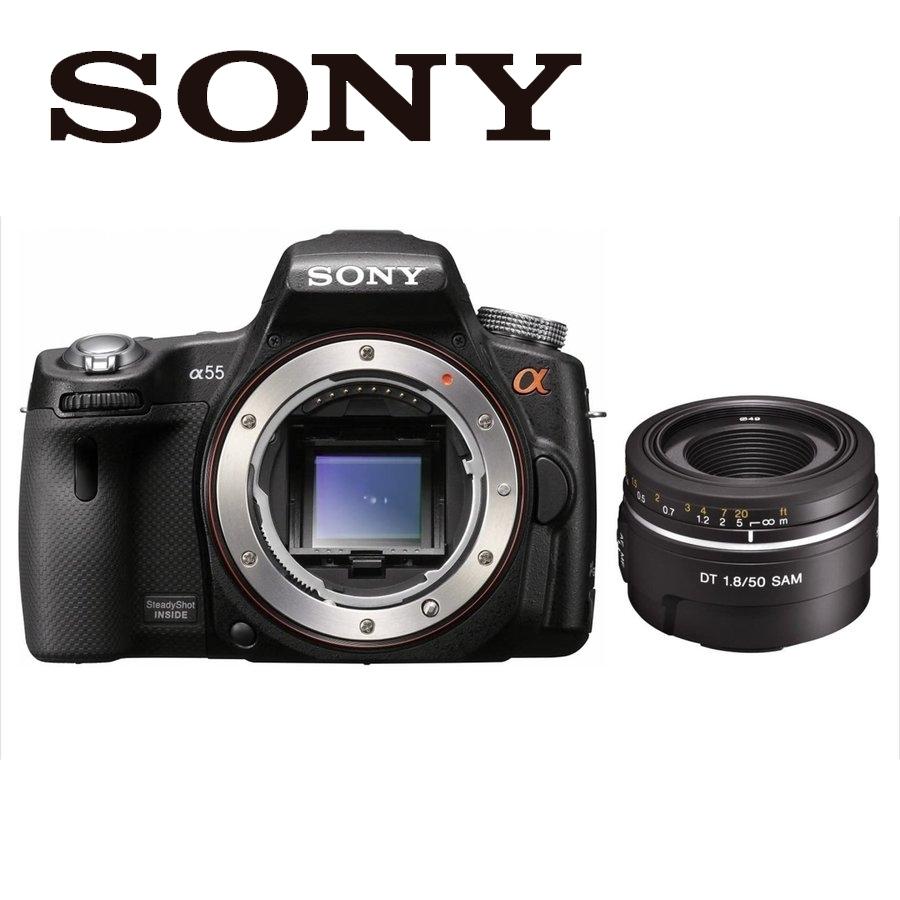 α(ソニー) ソニー SONY α55 DT 50mm 1.8 単焦点 レンズセット α(ソニー) ソニー SONY α55 DT 50mm 1.8 単焦点 レンズセット
