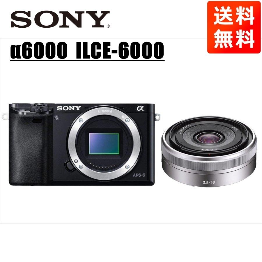 SONY - 【シグマ単焦点レンズプレゼント】ミラーレス一眼レフ SONY α6000 シグマ単焦点レンズプレゼント】ミラーレス一眼レフ SONY α6000