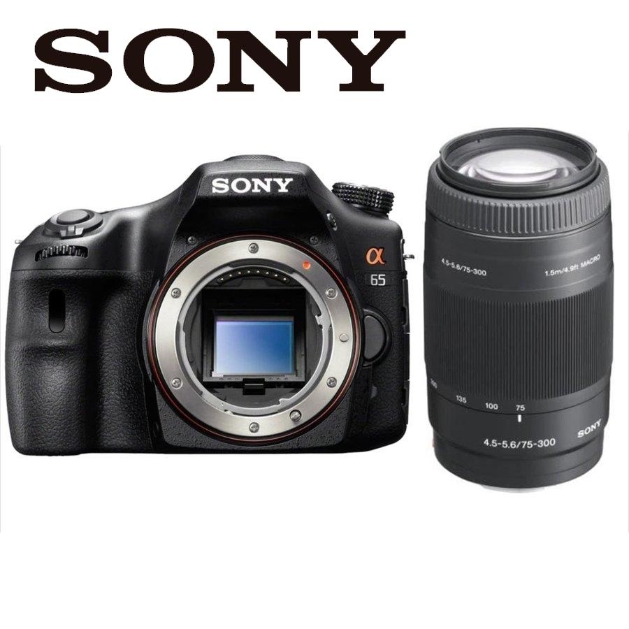 選択 ソニー SONY α65 75-300mm 望遠 レンズセット デジタル一眼レフ