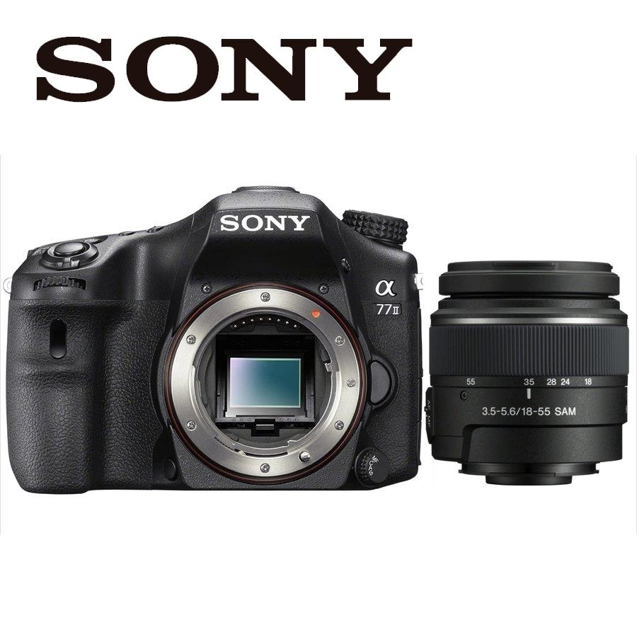 ソニー SONY α77 Mark2 DT 18-55mm 標準 レンズセット デジタル一眼