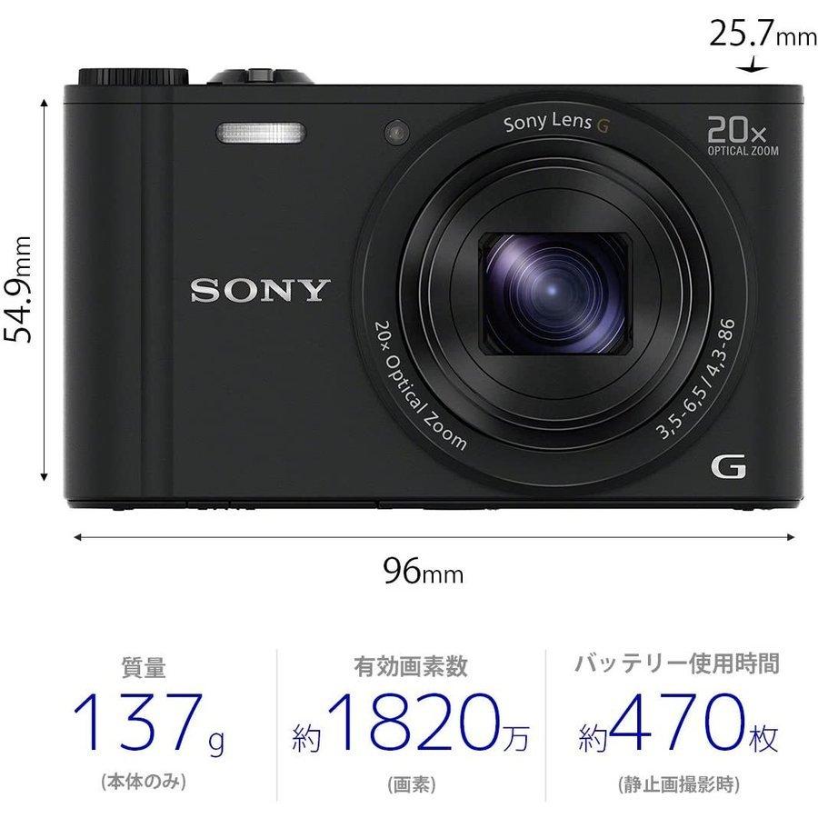 ソニー SONY Cyber-shot DSC-WX350 サイバーショット ブラック コンパクトデジタルカメラ コンデジ カメラ 中古｜camerart-shop｜04