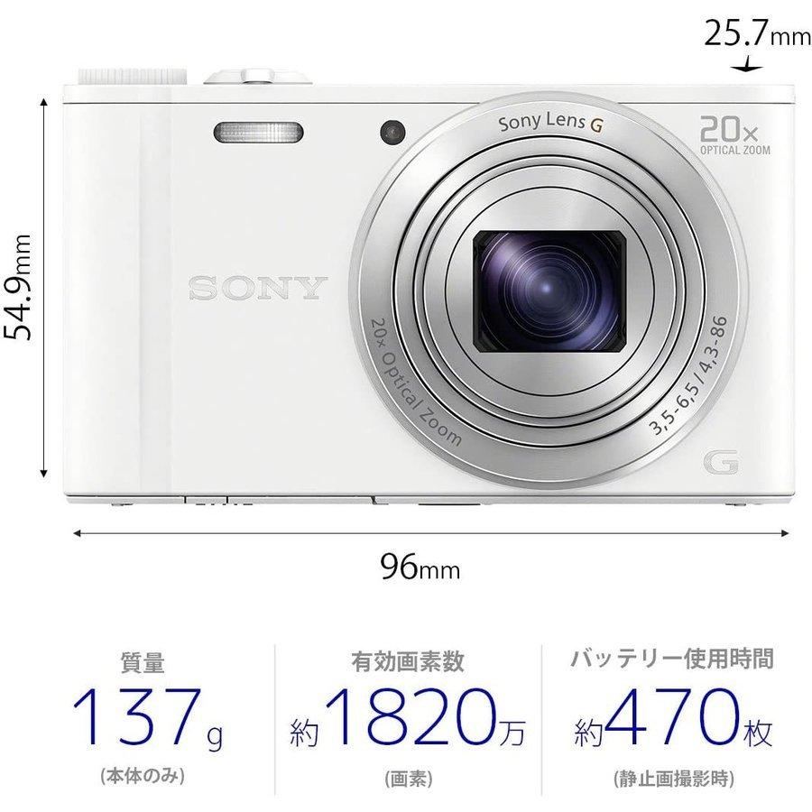 ソニー SONY Cyber-shot DSC-WX350 サイバーショット ホワイト コンパクトデジタルカメラ コンデジ カメラ 中古｜camerart-shop｜04