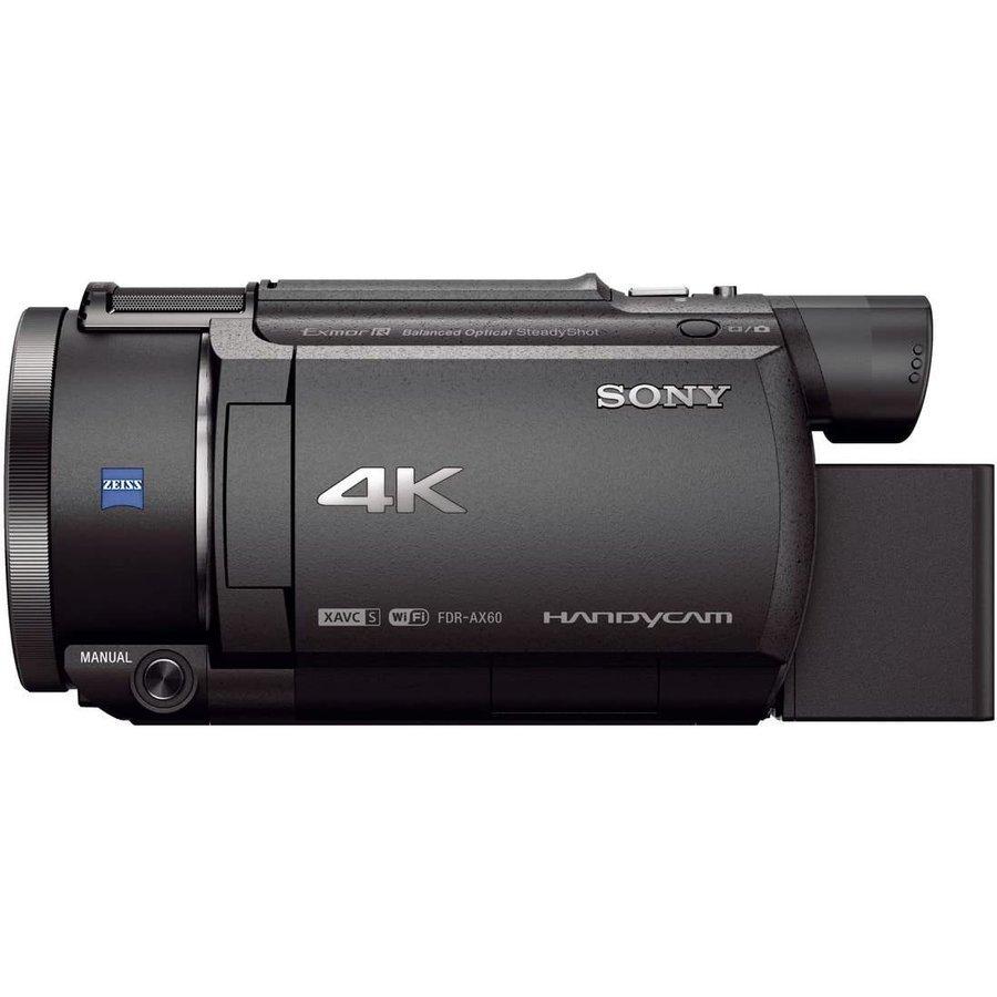 ソニー SONY FDR-AX60 B ブラック 高画質 4K対応 64GB 光学20倍 ビデオカメラ Handycam 中古｜camerart-shop｜05