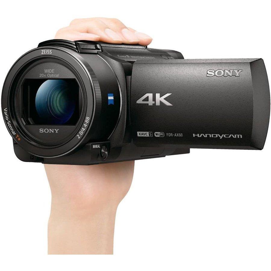 ソニー SONY FDR-AX60 B ブラック 高画質 4K対応 64GB 光学20倍 ビデオカメラ Handycam 中古｜camerart-shop｜09