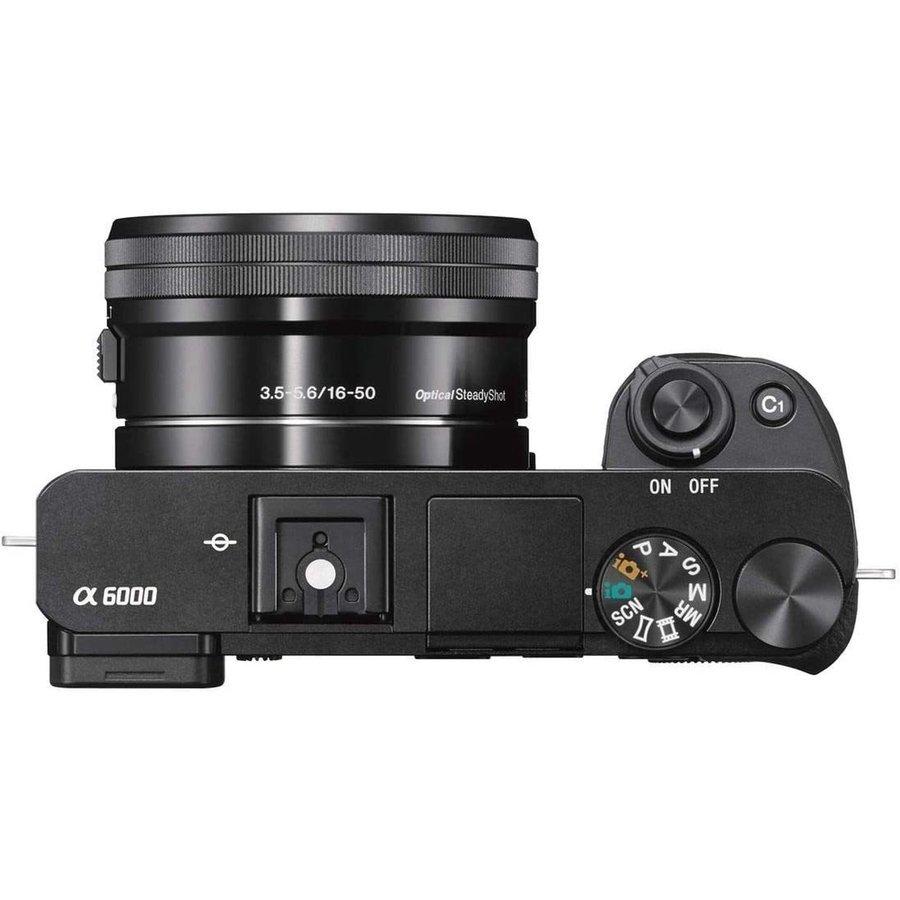 ソニー SONY α6000 ILCE-6000 レンズセット ブラック ミラーレス カメラ レンズ 中古｜camerart-shop｜02